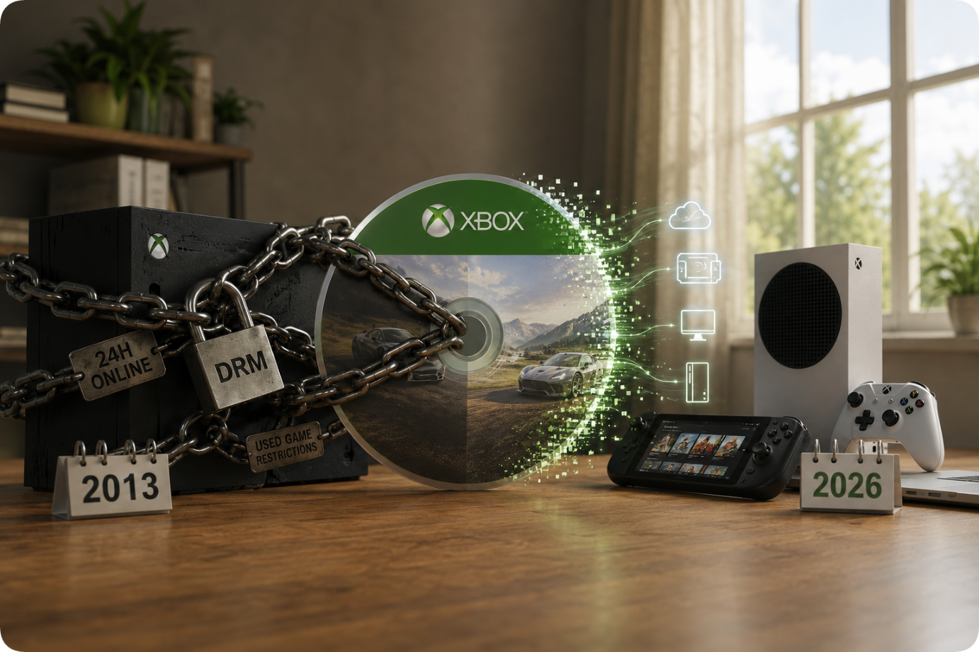 Xbox“光盘转数字”内测：实体盘兑换数字版，二手交易不受影响
